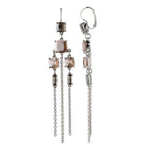 Dyrberg/Kern Werdina crystal glass chandelier earrings